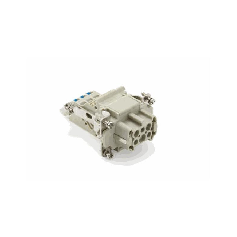 Insert HE, Quick Connection à ressort, femelle, 6 pin, 16A, Polycarbonate, 6B 